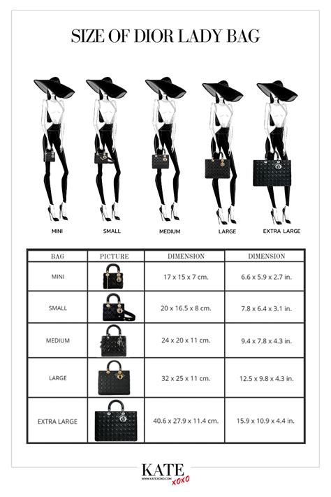 dior bag size chart|Dior size to us.